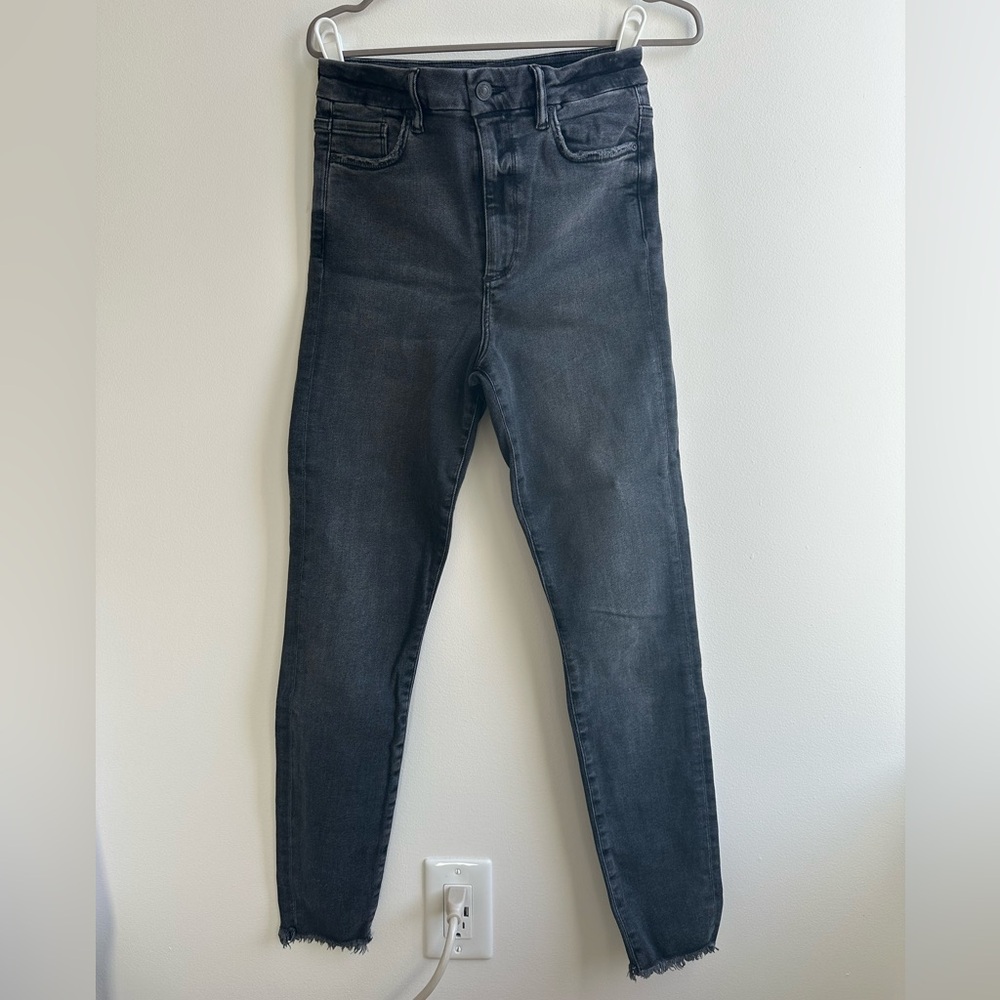 ALLSAINTS Kenzie Ultra High Skinny Jeans in Washed Black, size 29 - Picture 6 of 10